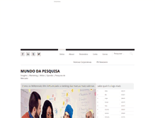 Tablet Screenshot of mundodapesquisa.net